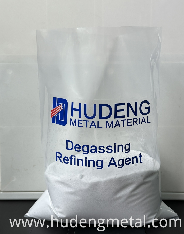 Degassing refining agent